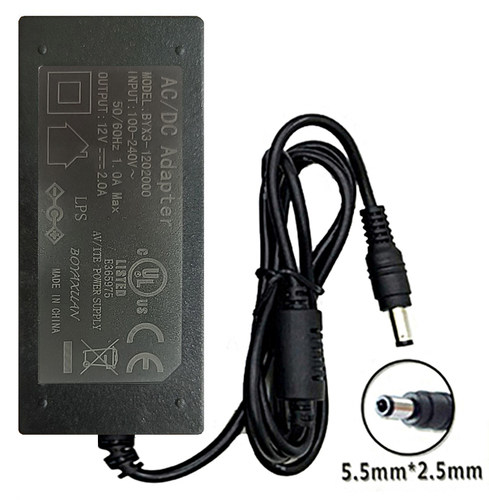 全新柏雅轩12V2.0A电源适配器型号BYX3-1202000
