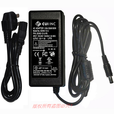 全新CUI INC原装12V5A电源适配器型号SDI65-12-U