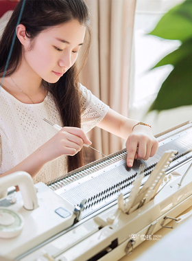 雪球编织机  家用DIY手工毛衣编织机 三针机五针机 免费教学