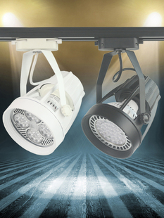 超亮四爪轨道P30射灯35瓦服装家具店射灯高显色45W白光珠宝展厅灯