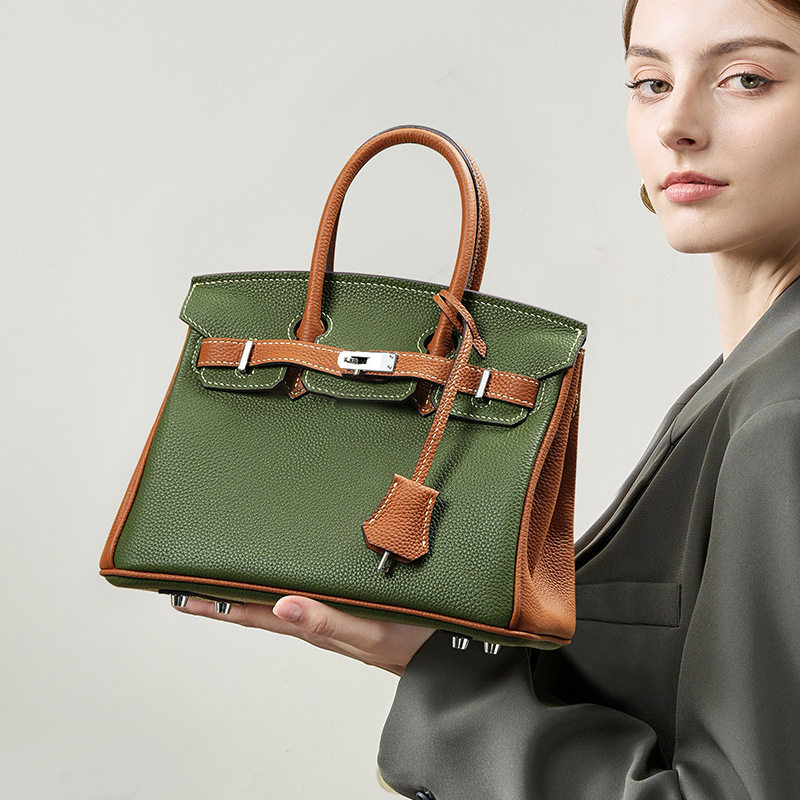 真皮女包时尚跨境头层牛皮大容量单肩包百搭高级感手提包斜挎背包