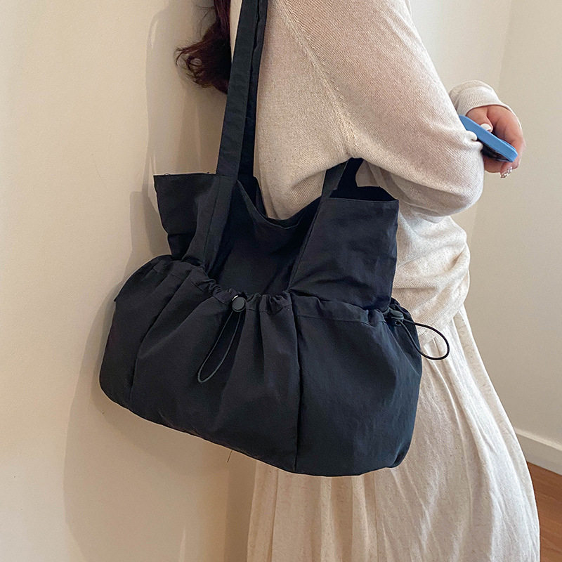 简约小众设计大包包女2026新款大容量通勤单肩包夏季上课托特背包