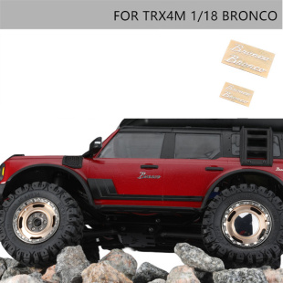 TRX4M 金属标立体贴纸侧边立体贴纸 BRONCO 金属侧边贴纸