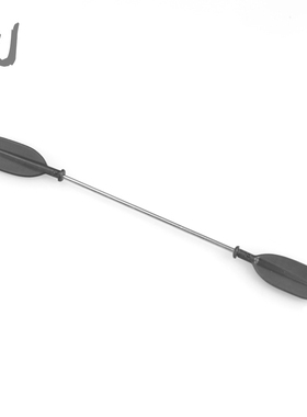 DJ 皮划艇 船 桨 划桨双头桨分段金属支杆 模型车用