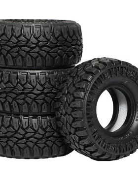 DJ攀爬车RC 1寸高粘胎皮 M/T雨林胎 DJ-1122 50.8*22.8 SCX24 FMS