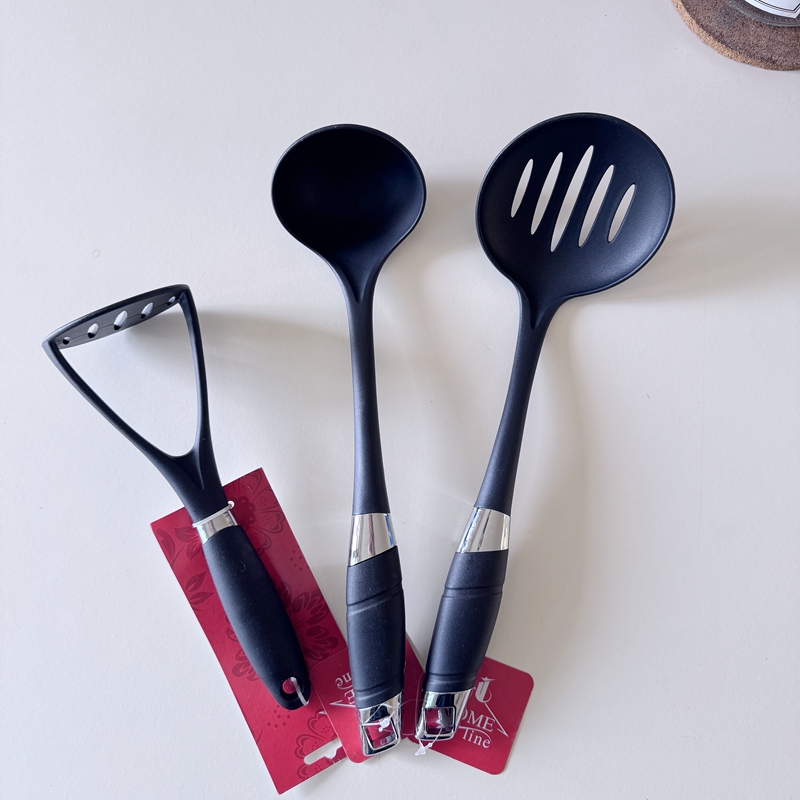 出口 不粘锅专用尼龙汤勺压泥器尼龙炒菜铲漏勺尼龙厨具耐高温