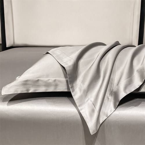 五星级酒店纯棉枕套纯色一对装