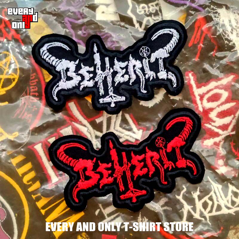 beherit芬兰黑金属乐队周边立体刺绣patch补丁徽章衣贴布标布贴