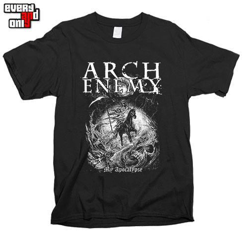 Arch Enemy旋律死亡金属乐队大敌War Eternal Tour男女短袖T恤2款-封面