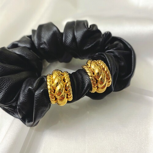 pdo小众复古中古风18k麻花耳环