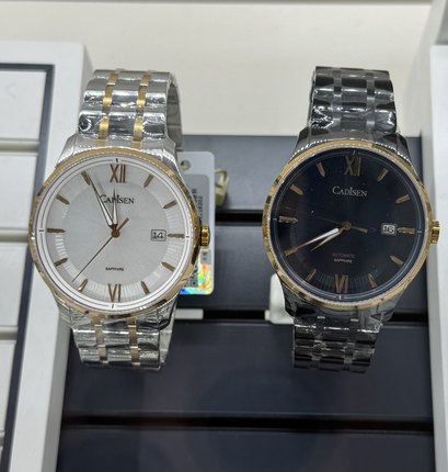 新款卡迪森男士手表全自动机械表防水商务钢带休闲8202正品专柜