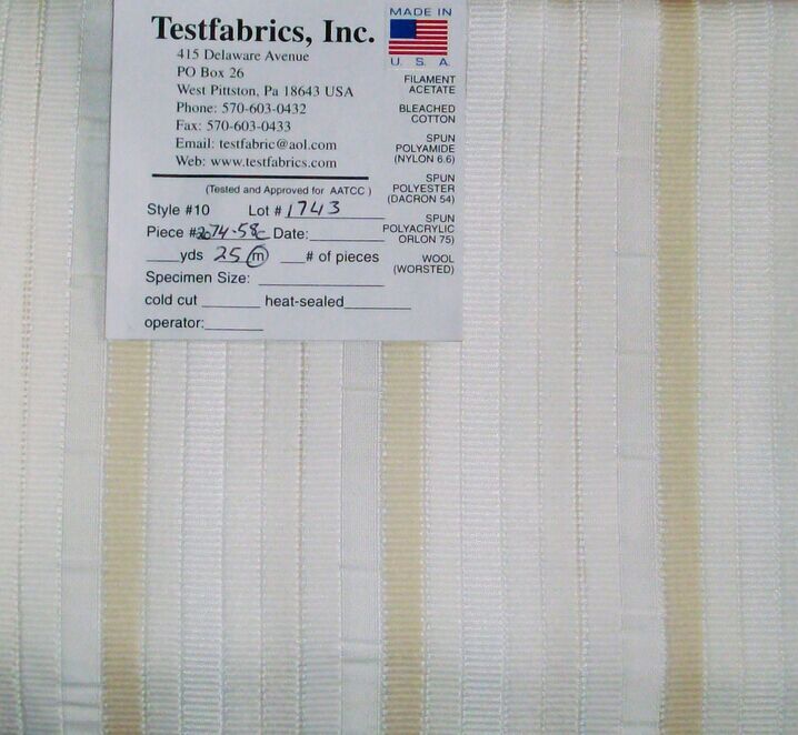AATCC六色布10A AATCC洗水布 耐克测试专用多纤维布