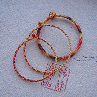 定做款2026积土成金九紫离火金刚结四相结手绳手链本命年牛猪鼠兔