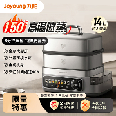 炖煮蒸一体电蒸锅九阳不锈钢