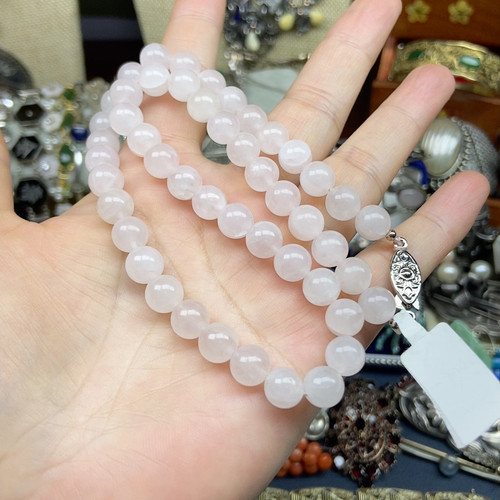 8mm粉晶项链 85