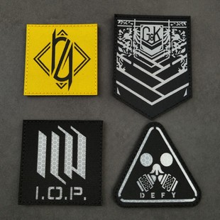 少女前线反光魔术贴臂章动漫404小队格里芬组织士气章服饰徽章贴