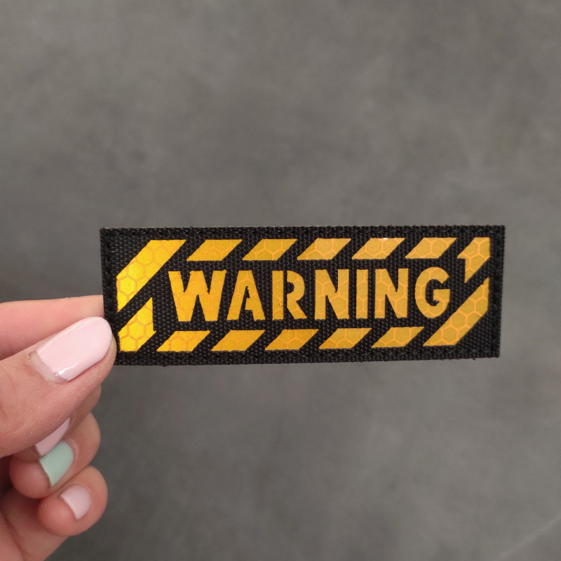 反光魔术贴章长条标识臂章背包贴