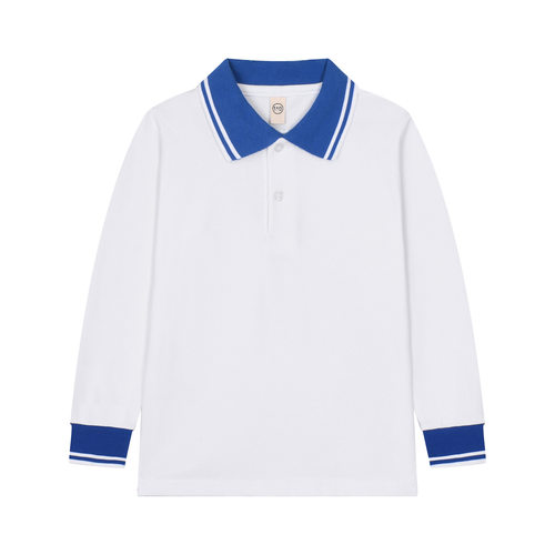 男童polo衫长袖t恤儿童全棉校服