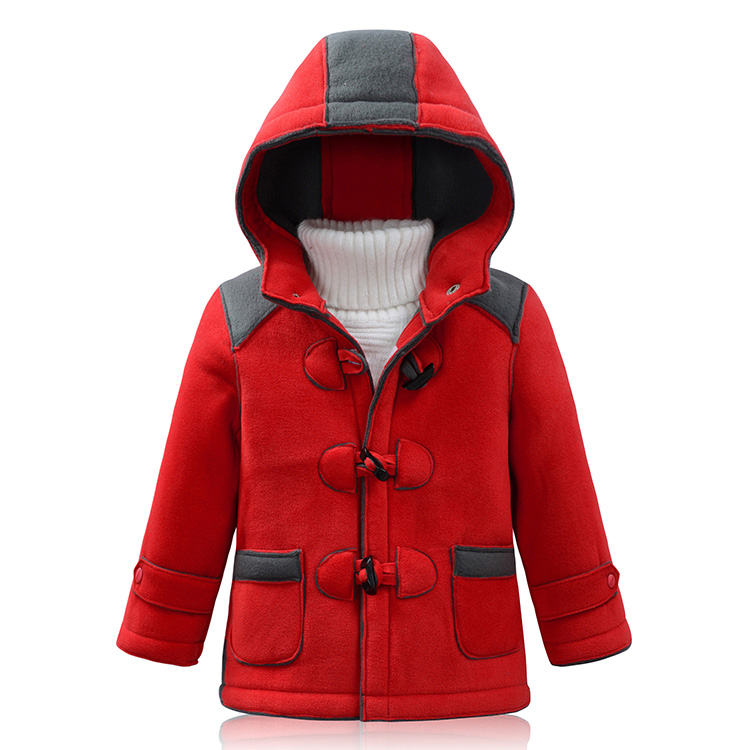 The new children boys and girls thick winter coat warm padded jacket children baby coat cotton clothing tide