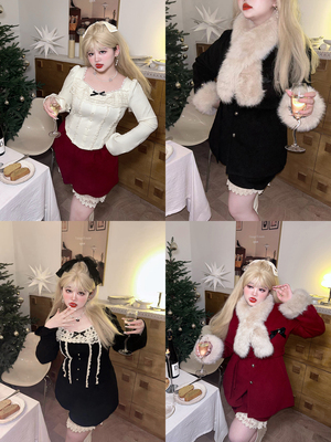 taobao agent Genuine advanced woolen coat, set, plus size, fitted, high-quality style, bright catchy style