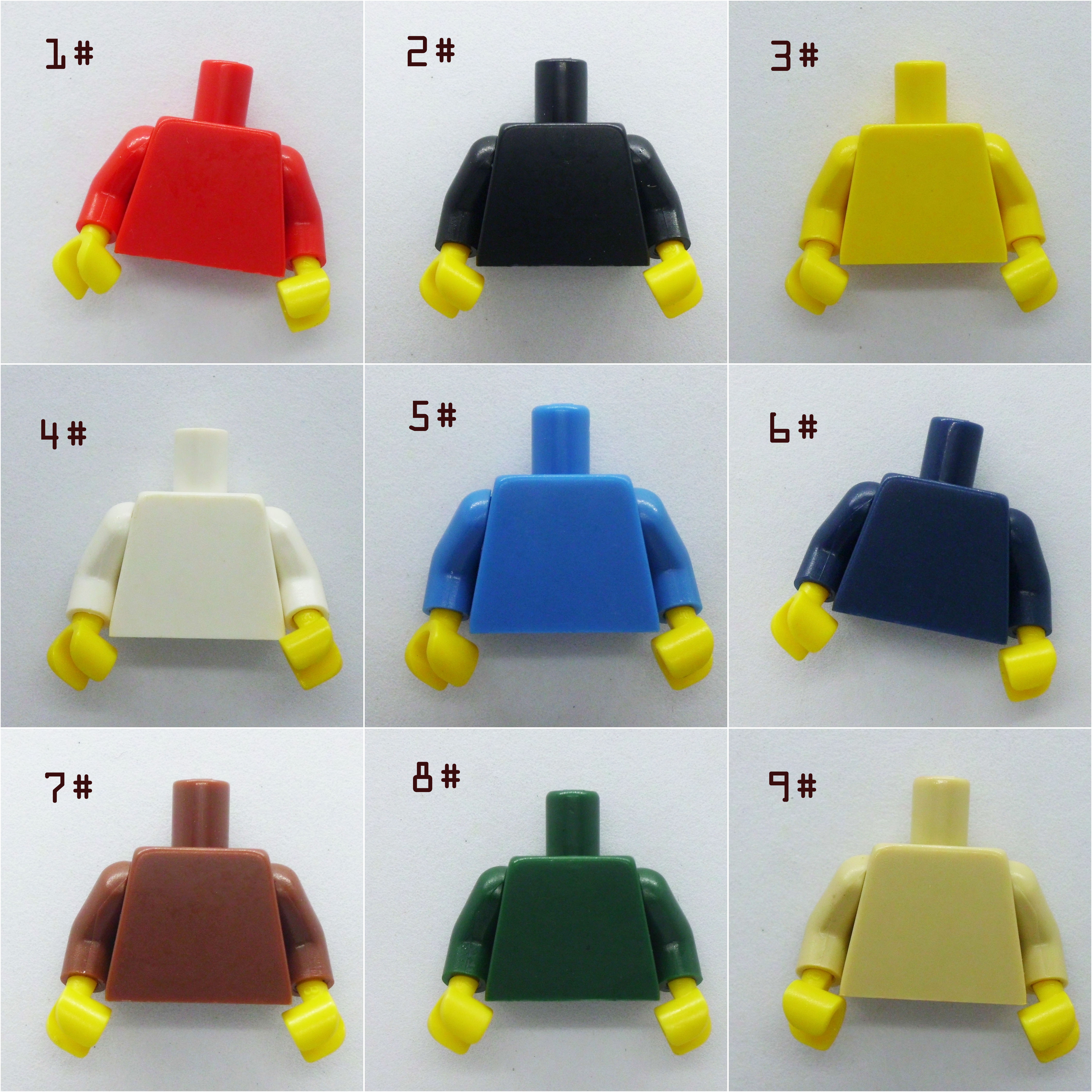 乐高 LEGO 散货 人仔身体  人仔配件