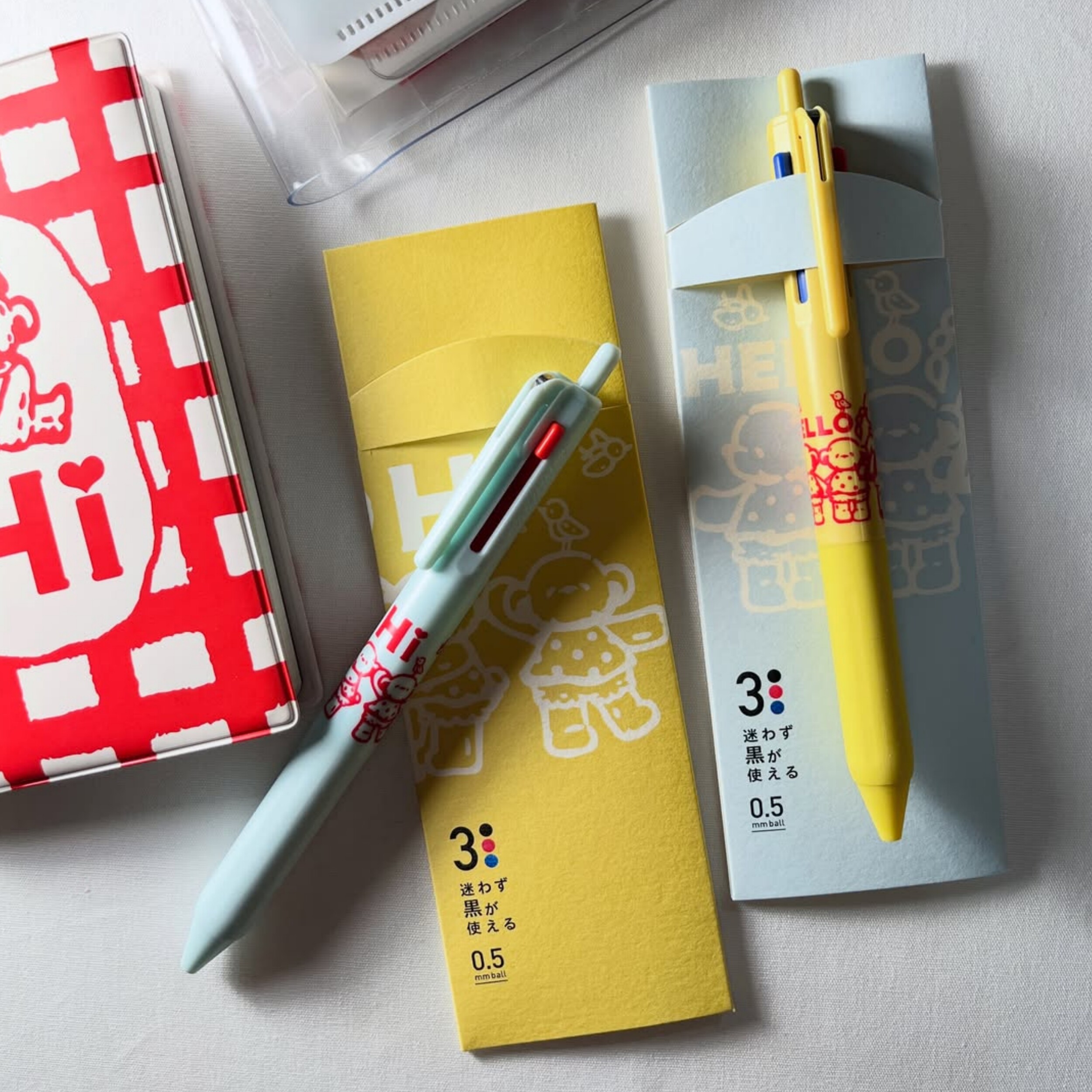 三菱uni限定联名pepin多色圆珠笔
