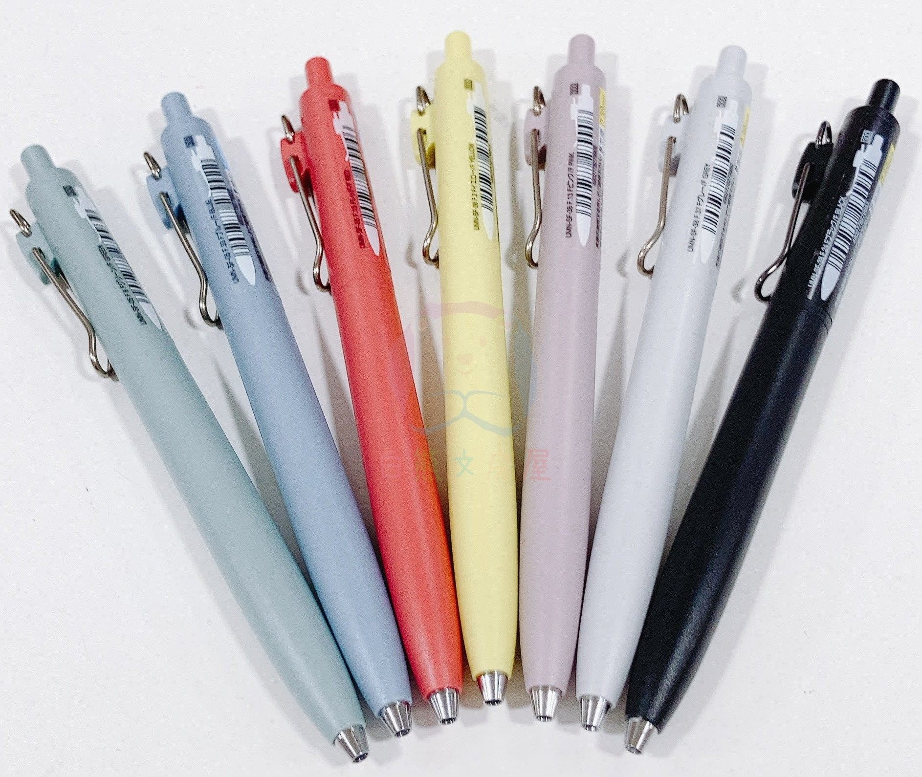 现货日本uni三菱新款色限定uniball f系列小浓芯按动低重心中性笔