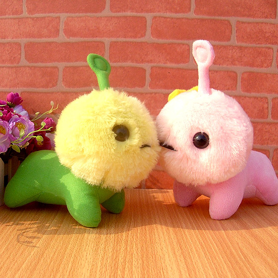 长江七号情人节礼物两只毛绒公仔