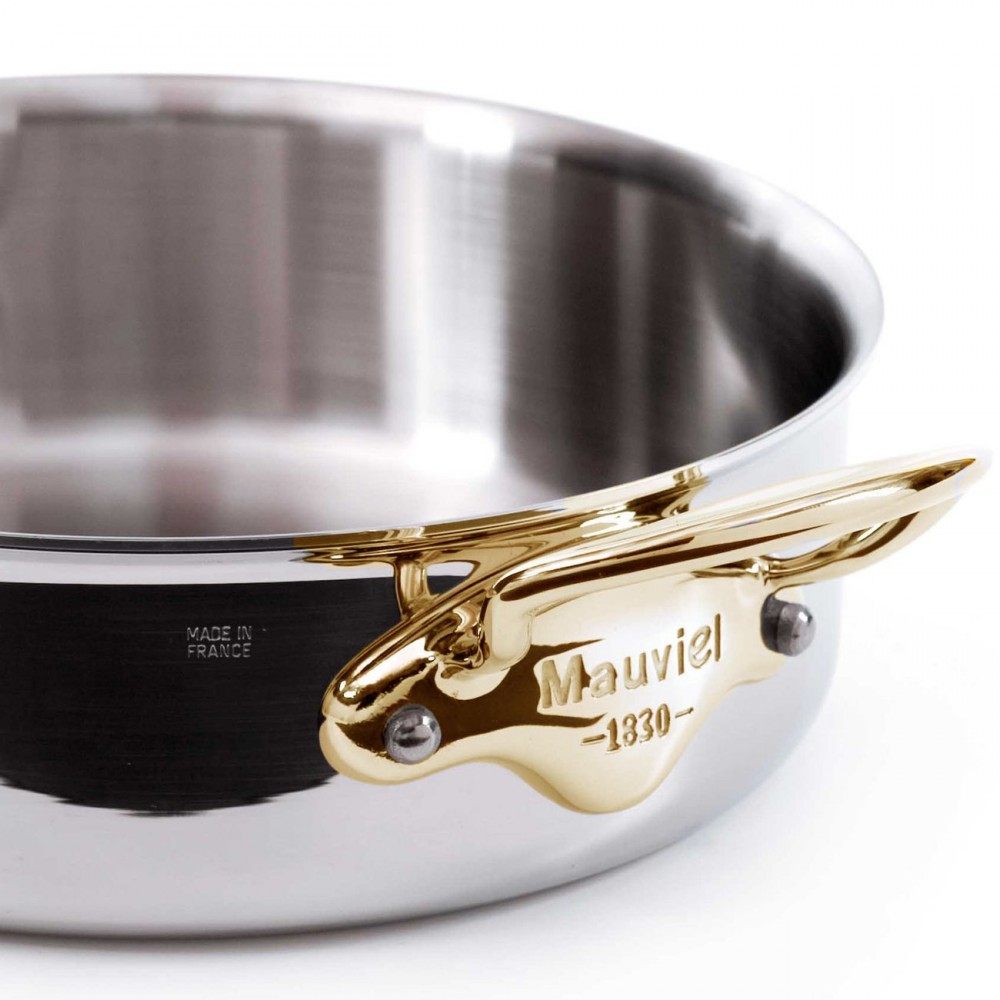 五层不锈钢双耳带盖煎锅焗锅煮锅