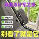 护杠脚踏板加宽防滑摩托车改装 免打孔 配件折叠脚蹬外卖电动车加装