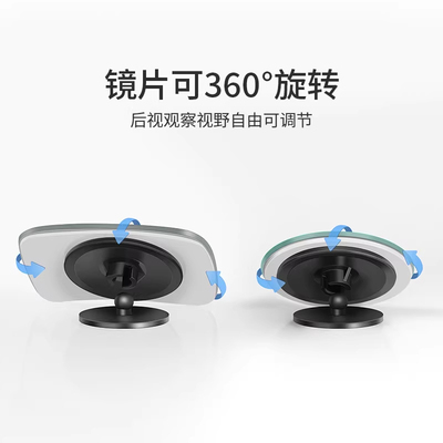 汽车后排开门下车观察镜后视镜车内观后镜除盲区广角镜防撞倒车镜