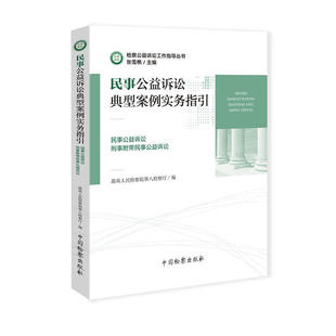 正版 民事公益诉讼典型案例实务指引(民事公益诉讼 刑事附带民事公益诉讼)最高人民检察院第八检察厅检察公益诉讼工作指导丛书