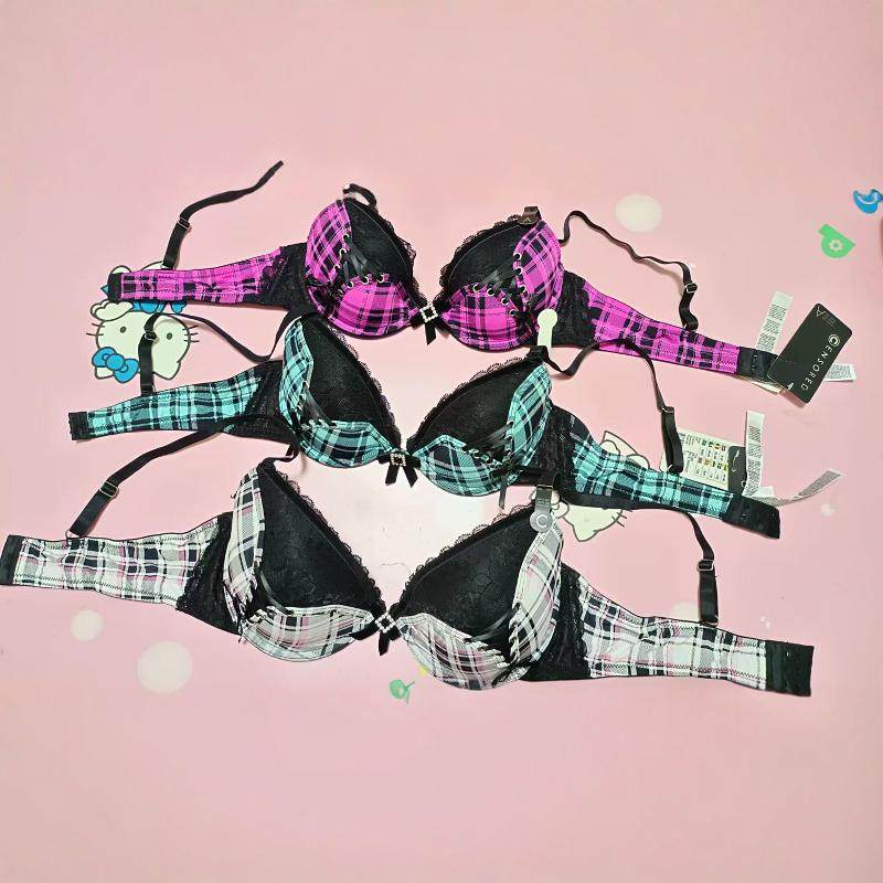 满58包邮 欧美欧版女士内衣/文胸丁字裤套装 英伦风格特价 可单卖