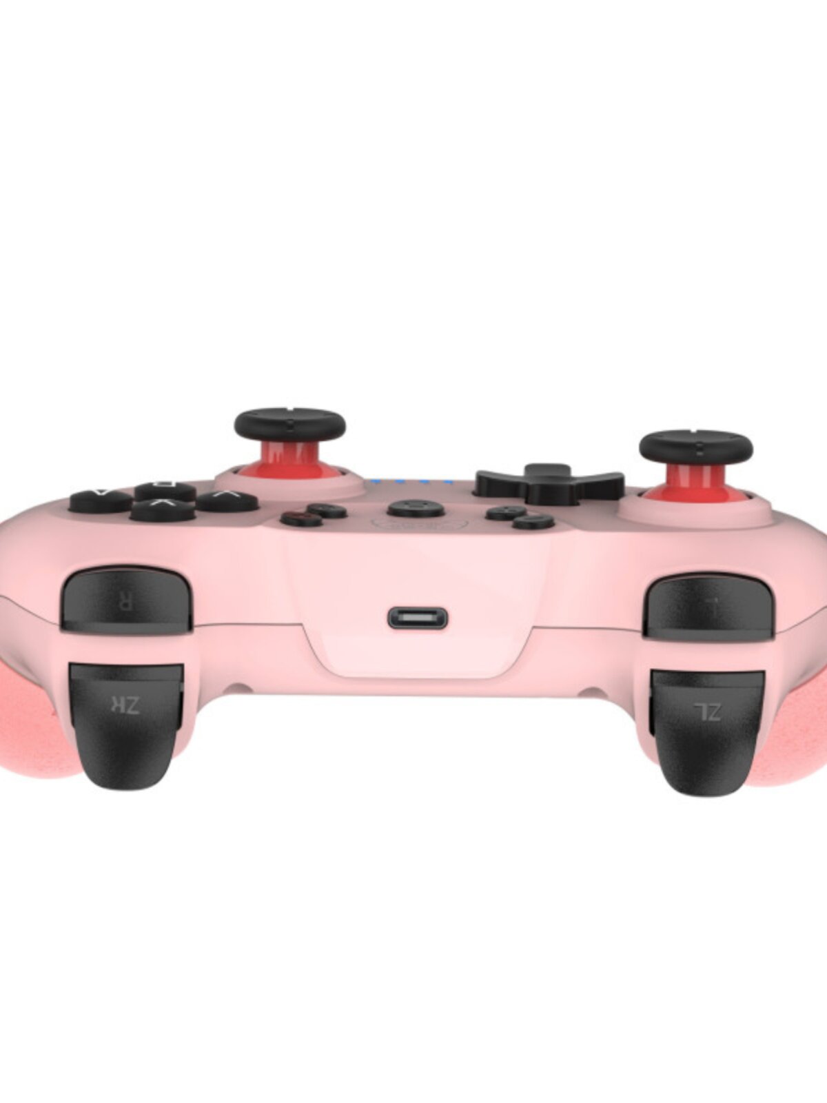 매크로 프로그래밍 및 웨이크업 진동 자이로스코프 스위치 컨트롤러가 포함된 핑크색 무선 블루투스 게임 컨트롤러 전환