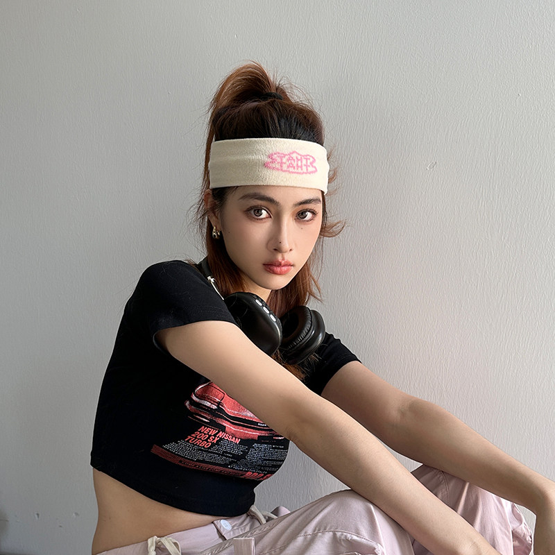 发带女潮四季可带针织头带韩版速发洗脸头箍弹力吸汗运动瑜伽发饰