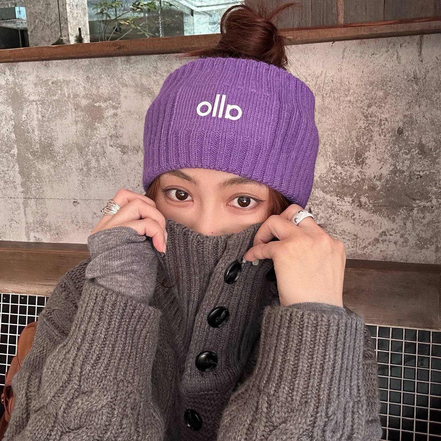 韩版针织毛线发带百搭运动保暖护耳日常外戴防寒头带时尚头箍发饰