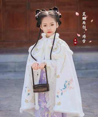茉胭披风斗篷品牌2022冬季新款