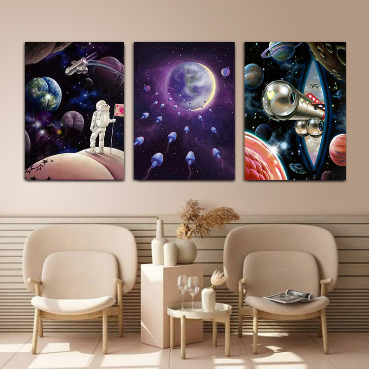 美容院私密抽象艺术挂画情侣房卧室床头装饰画酒店宾馆情趣墙壁画