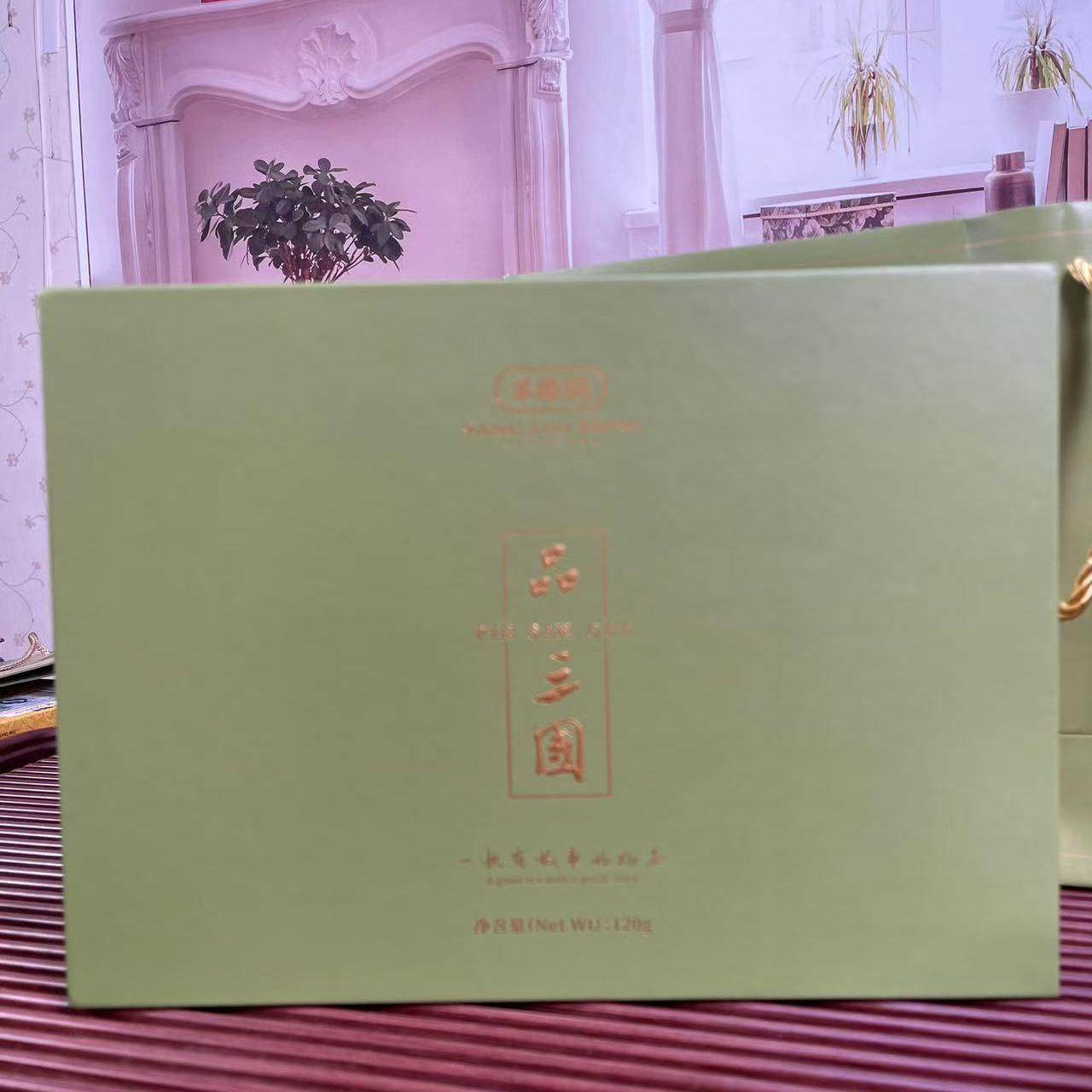 羊楼洞青砖茶品三国老青茶礼盒装茶叶赵李桥茶砖特色产区黑茶茯茶