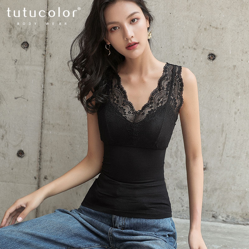 收腹背心女美体塑形内衣轻薄无痕瘦身衣带胸垫收副乳紧身塑身上衣