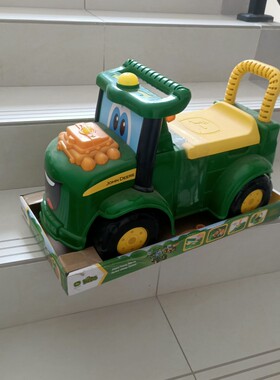 宝宝儿童学步车四轮车多美卡TOMY JOHN DEERE SNS TRACTOR 拖拉机