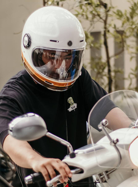 TORC复古全盔摩托车哈雷冬季防雾街车机车四季3C轻便玻璃纤维头盔