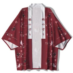 千纸鹤羽织 日系和服和风开衫外套改良汉服法批 宽松夏季外套