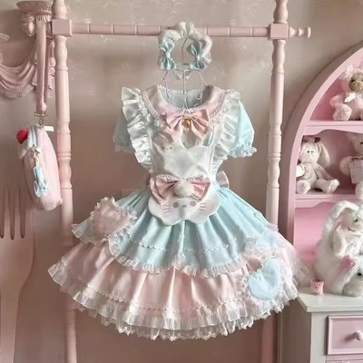 甜茶少女洛丽塔连衣裙