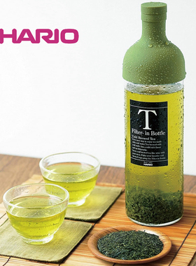 HARIO日本进口冷萃茶壶耐热玻璃水果茶泡茶壶密封FIB家用冷泡茶