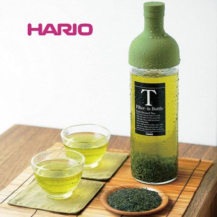HARIO日本进口冷萃茶壶耐热玻璃水果茶泡茶壶密封FIB家用冷泡茶