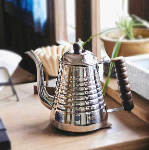 波纹不锈钢日本进口鹤嘴壶KALITA