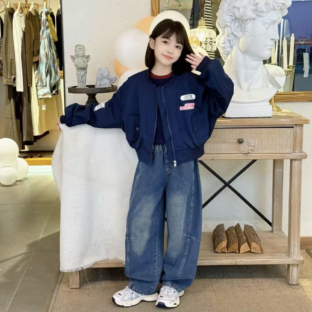 女童春季夹克外套2026新款春秋装图片