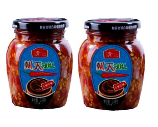 包邮2瓶价江西特产南昌清记朝天辣椒酱小鱼仔味下饭酱辣酱