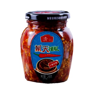 4瓶包邮江西特产南昌清记朝天辣椒酱小鱼仔鸡丁味辣酱下饭酱248g